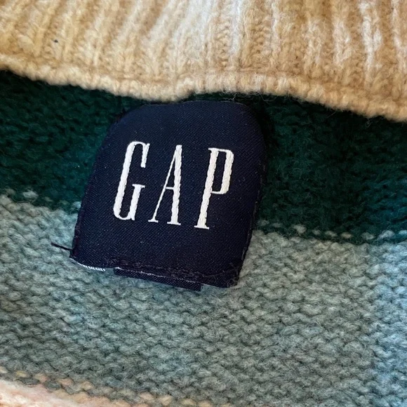 GAP Colorful Striped Crew Neck Sweater - Picture 2 of 6